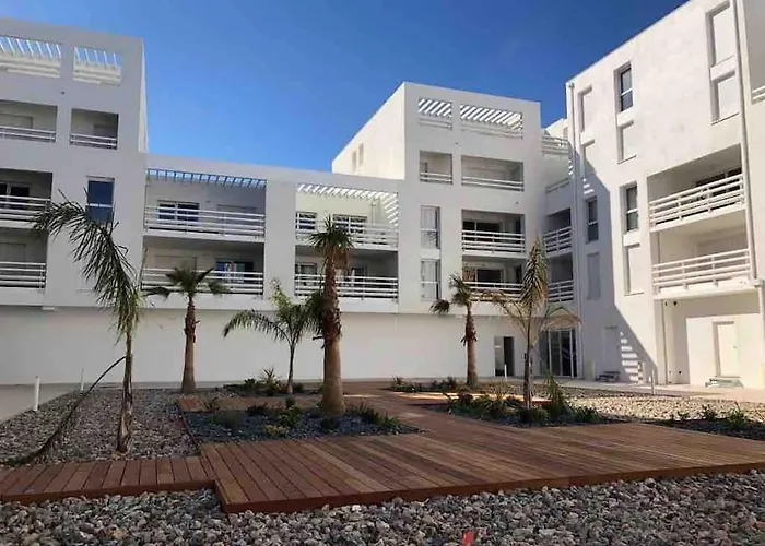 Les Voiles Blanches T2 Luxe à 100m De La Apartamento Leucate